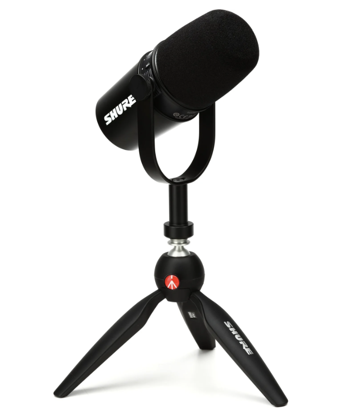 Shure Microphone and stand