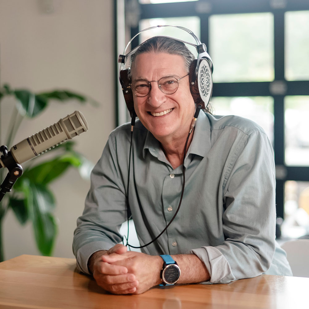 Steve Lack headshot with headphones